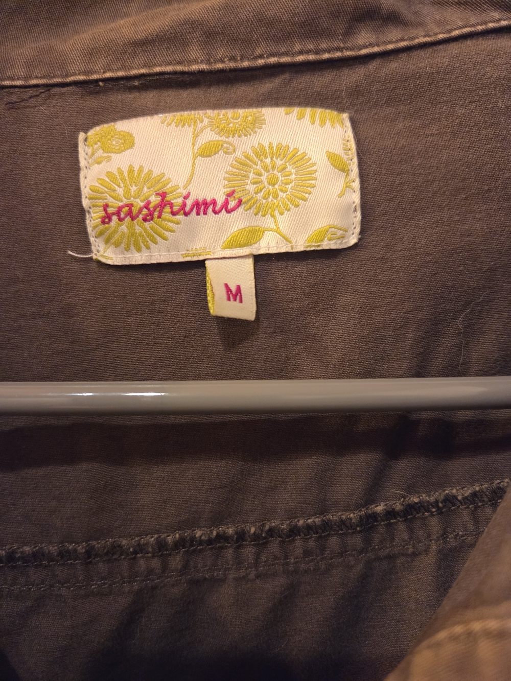 Utility Drawstring Jacket - Olive Green - Picture 4 of 10